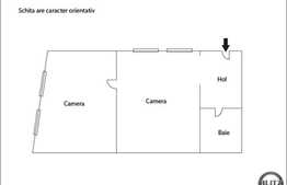 2 camere, demisol, 64 mp utili, zona Traian, recent renovat, cu boxa la subsol