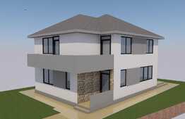 Casa individuala, semifinisata, zona de case, Baciu