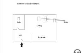 Mansarda cu 1 camera, 52 mp! Acces facil!