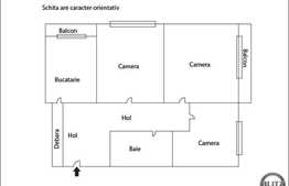 3 camere, 70 mp utili, decomandat, zona strazii Plopilor