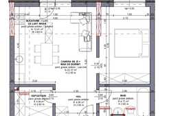 Exclusivitate ! Apartament 2 camere, semifinisat, terasa, in ansamblu Beta Residence