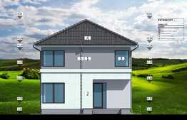 De vanzare casa 120 mp utili, 675 mp teren, utilitati, Corusu!