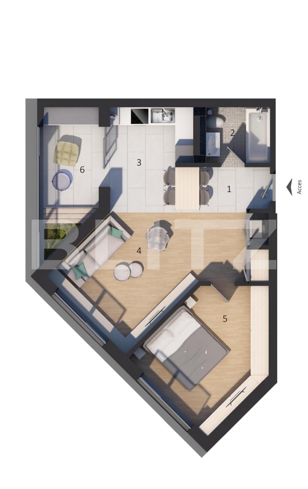 Apartament de vânzare 2 camere Manastur - 70654AV | BLITZ Cluj-Napoca | Poza1