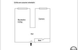 Mansarda de vanzare cu 2 camere, 43 mp utili, zona strazii Teilor!