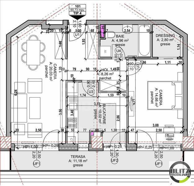 Apartament de vânzare 2 camere Marasti - 7084AV | BLITZ Cluj-Napoca | Poza1