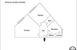 De vanzare apartament 2 camere decomandate, in zona Profi. Boxa inclusa!