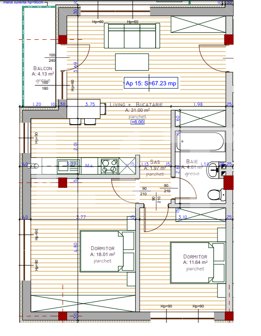 Apartament de vânzare 3 camere Floreşti - 70943AV | BLITZ Cluj-Napoca | Poza1