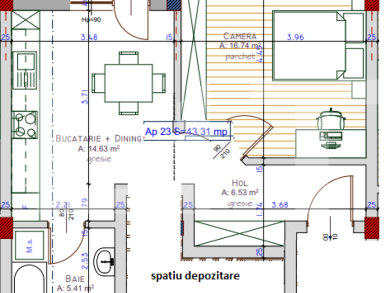 Apartament de vânzare 2 camere Floreşti - 70944AV | BLITZ Cluj-Napoca | Poza1