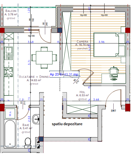Apartament de vânzare 2 camere Floreşti - 70944AV | BLITZ Cluj-Napoca | Poza1
