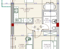 Apartament 3 camere, 53 mp, balcon, zona strazii Teilor!
