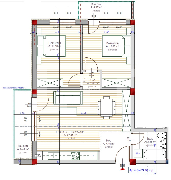 Apartament de vânzare 3 camere Floreşti - 70947AV | BLITZ Cluj-Napoca | Poza5