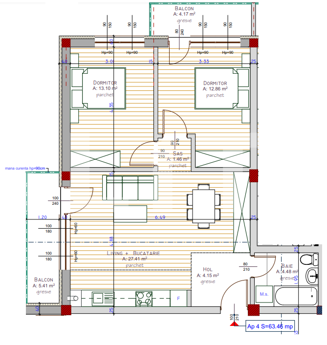 Apartament de vânzare 3 camere Floreşti - 70947AV | BLITZ Cluj-Napoca | Poza1