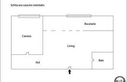 1 camera, 31 mp, decomandat, zona strazii Teleorman