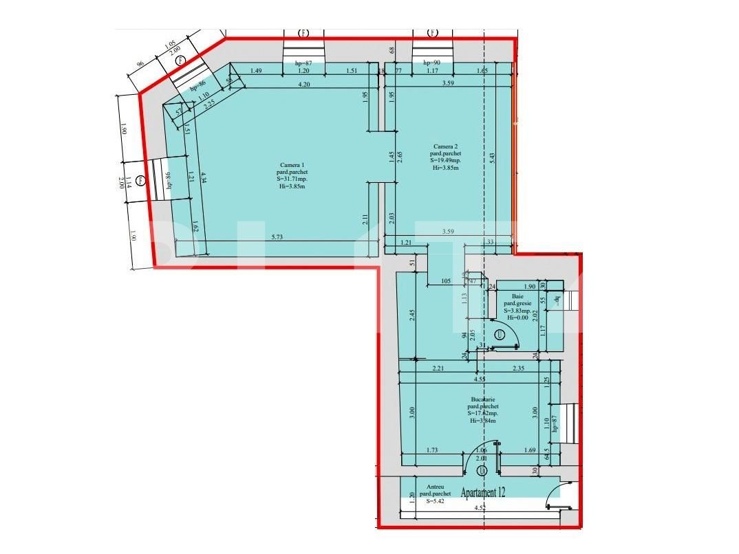 Apartament de vânzare 3 camere Central - 71253AV | BLITZ Cluj-Napoca | Poza1