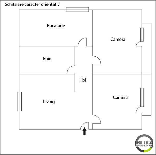 Apartament de vânzare 3 camere Iris - 713AV | BLITZ Cluj-Napoca | Poza1