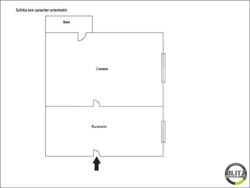 Garsonieră de vânzare Manastur - 7135AV | BLITZ Cluj-Napoca | Poza1