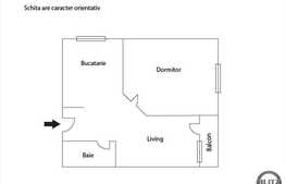 De vanzare 2 camere, 45.5 mp, balcon, zona Terra! Parcare inclusa!