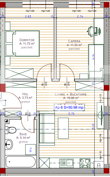 Apartament de vânzare 3 camere Floreşti - 71406AV | BLITZ Cluj-Napoca | Poza1