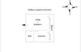 Apartament 2 camere, garaj, modern/lux, 40 mp., zona Terra