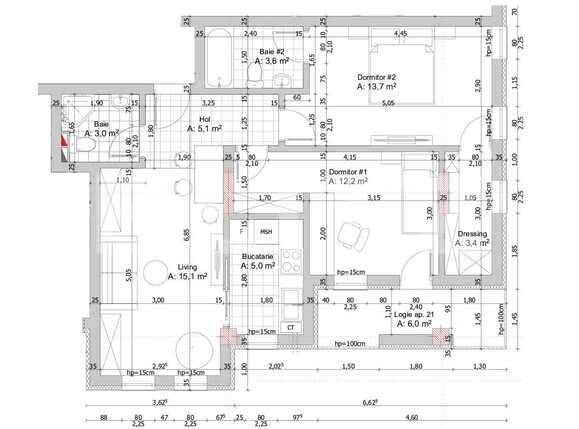 Apartament de vânzare 3 camere Floreşti - 71519AV | BLITZ Cluj-Napoca | Poza2