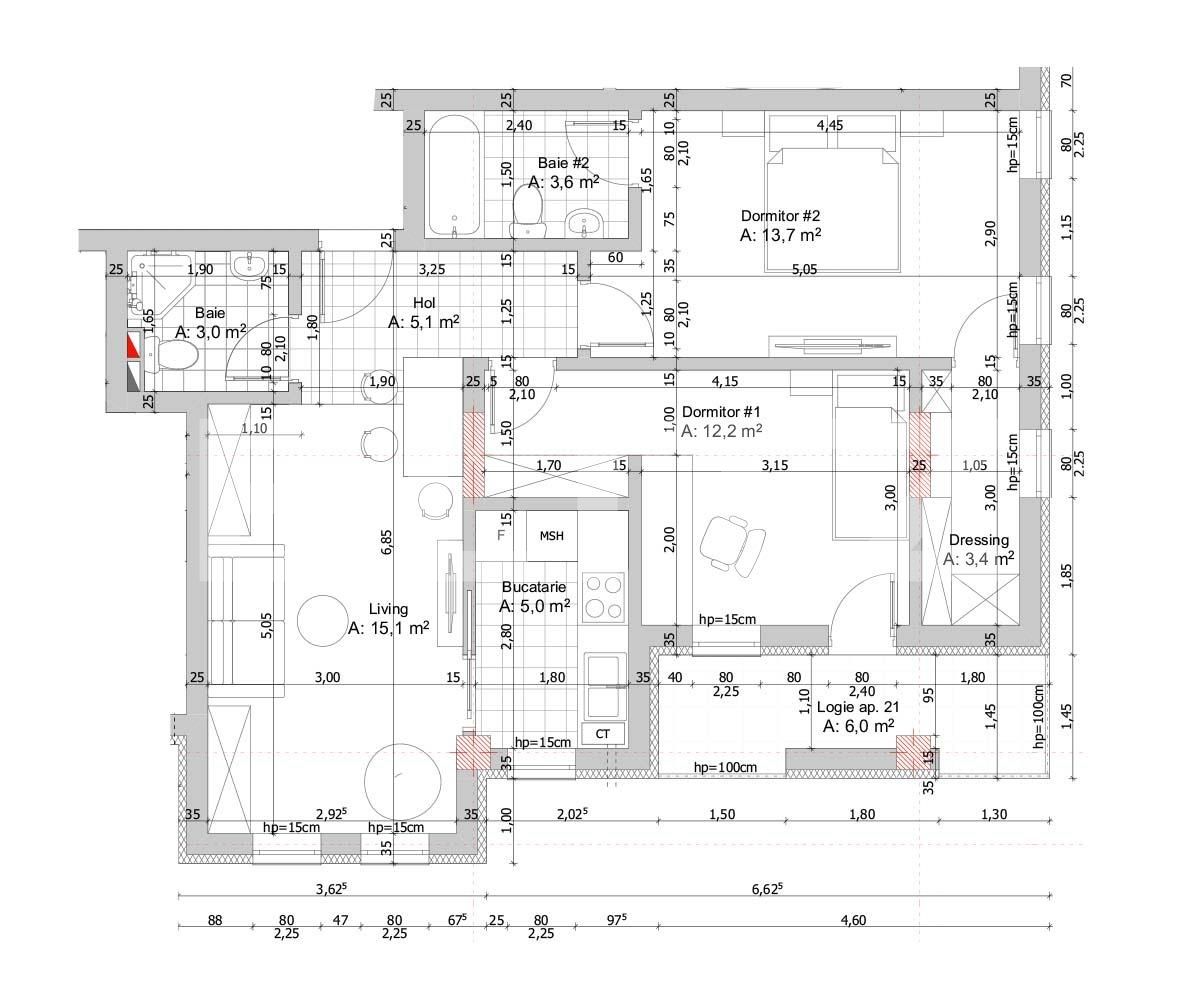Apartament de vânzare 3 camere Floreşti - 71519AV | BLITZ Cluj-Napoca | Poza2