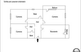 Zona Muncitorilor, vanzare 3 camere decomandate, 72 mp. 2 Boxe incluse!