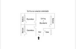 Apartament 3 camere, la cheie, 54 mp., zona Sub Cetate