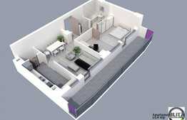 Apartament 2 camere, 55,67 mp, zona Kaufland. Semifinisat! Terasa 18 mp