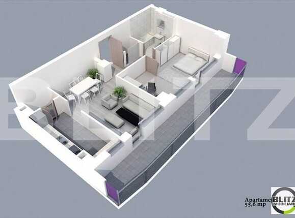 Apartament de vânzare 2 camere Marasti - 7156AV | BLITZ Cluj-Napoca | Poza1