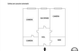 Vanzare 2 camere, 55 mp, imobil nou, partial mobilat! Zona strazii Porii!