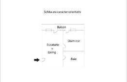 Apartament 2 camere, finisat, 47 mp., zona Eroilor