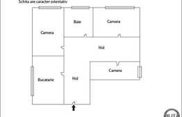 3 camere, 65 mp, decomandat, zona strazii Aurel Vlaicu