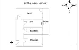 Apartament 2 camere, decomandat, 62 mp., boxa, zona Ioan Rus