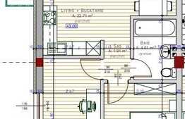 Apartament 3 camere cu CF , 53 mp, balcon, parcare , zona strazii Teilor!