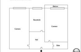 2 camere, 52 mp, decomandat, zona strazii Fabricii