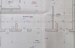 Apartament 2 camere 52 mp+ terasa 34 mp,incalzire in pardoseala