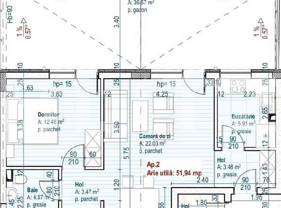 Apartament de vânzare 2 camere Floreşti - 71980AV | BLITZ Cluj-Napoca | Poza1