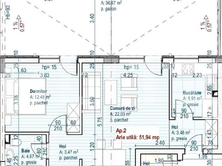 Apartament de vânzare 2 camere Floreşti - 71980AV | BLITZ Cluj-Napoca | Poza1