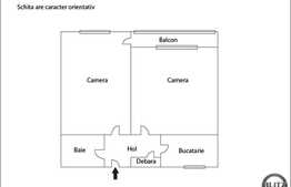 Vanzare apartament 2 camere decomandate, 38 mp, zona Casa Piratilor