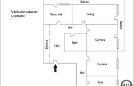 3 camere, 84 mp + 30 mp POD, 12 mp balcon plus 20 mp TERASA! Loc parcare!