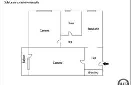 Vanzare 2 camere decomandate, in zona Casa Radio. Loc de parcare de la primarie!