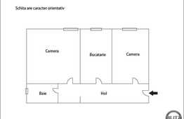 De vanzare apartament 2 camere, 44 mp utili, complet mobilat si utilat