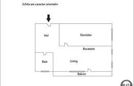 Apartament decomandat cu 2 camere, 55 mp in apropiere de zona Campului!