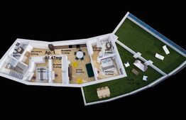 Apartament cu 4 camere cu terasa, curte si garaj in imobil tip vila, zona Eugen Ionescu