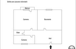 2 camere, decomandate, 50 mp, zona Intre Lacuri