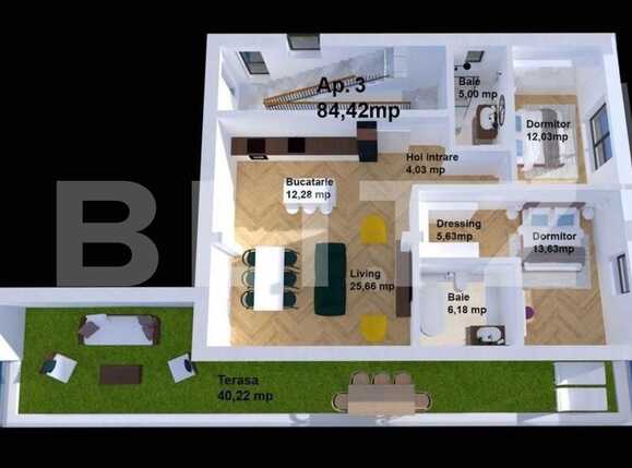 Apartament de vânzare 3 camere Europa - 72407AV | BLITZ Cluj-Napoca | Poza13