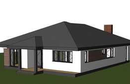 Exclusiv! Casa individuala pe un singur nivel, cu 110 mp utili si 450 mp teren! Campenesti!