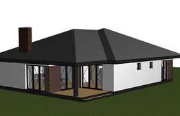 Exclusiv! Casa individuala pe un singur nivel, cu 110 mp utili si 450 mp teren! Campenesti!