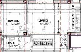 Apartament finisat 2 camere, 53 mp,incalzire in pardoseala, zona Terra!