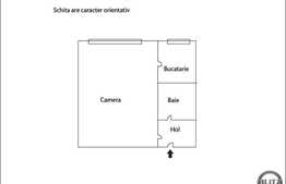 1 camera, 24 mp utili, semidecomandat, zona strazii Teleorman